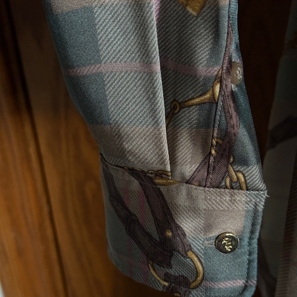 Lauren Ralph Lauren Plaid Midi Dress - Blue and Brown - Picture 10 of 16